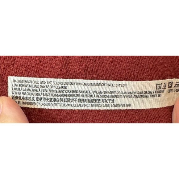 Free People FP BEACH Beat The Heat Tunic Dress Womens Red Cowboy Natural Medium - Picture 7 of 15